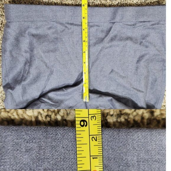 Theory Basic Pull On Pant Size 2 NWT Lavender Melange Sleek Flannel MRSP $345 - Picture 14 of 16